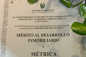 Mérito al Desarollo Inmobiliaria en Samborondón